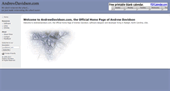 Desktop Screenshot of andrewdavidson.com