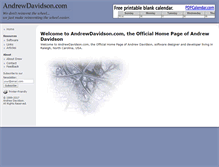 Tablet Screenshot of andrewdavidson.com